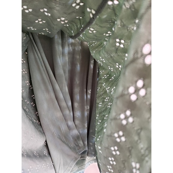 Hearts & Heels Green Cutout Womens Summer/Sun Dress Xl - Picture 5 of 6